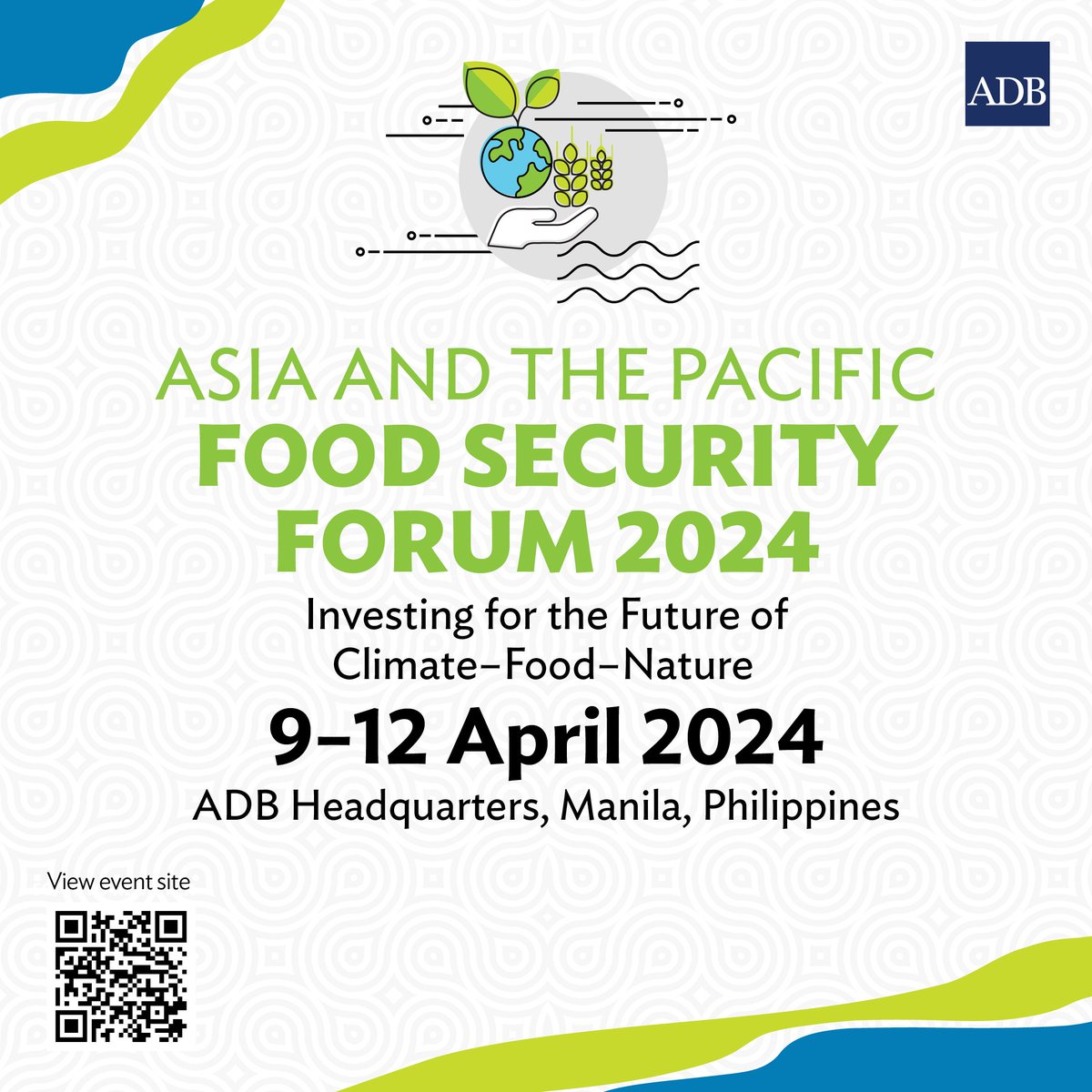 #GAFSP’s Program Manager Elhadji Adama Touré will join a panel discussion on strengthening partnerships to accelerate the food system transformation in Asia and the Pacific. Discover more: foodsecurityforum.adb.org/sessions/sessi… #ADBFoodSecurity24

📷: @ADB_HQ