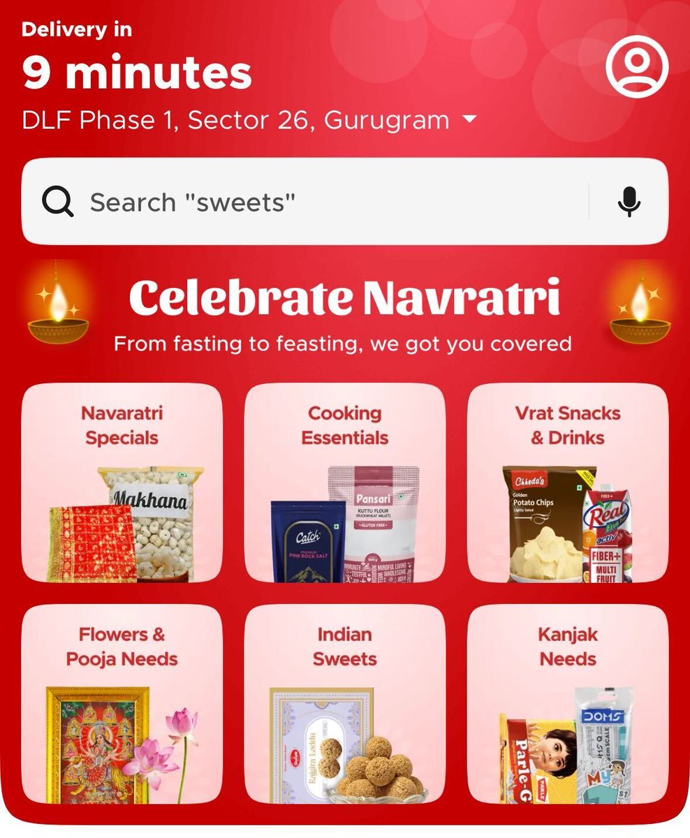 Happy Navratri, Gudi Padwa and Ugadi to everyone celebrating 🙌

Seeing a good uptick in the sales of pooja needs, fasting items, lotus flowers, neem leaves and cow dung cakes since 7:30 AM.

Happy to be a part of all the festivities 💛
