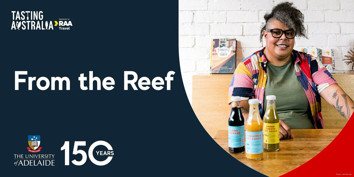 🦐 EVENT: @TastingAus 'From the Reef' 🍽 🍷 We invite you to enjoy a Torres Strait inspired meal with matched beverages while hearing from Norie Bero, Robert Oliver (@IslandFoodRev) & @ProfALowe 📅 Wed 8 May ⏰ 12pm 📍 Waite Campus 💲 $44 tastingaustralia.com.au/products/event…