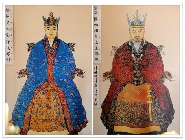 #IndianTravelers

Queen 'Heo-Hwang-ok' or Suriratna was a princess from 'Ayuta' or Ayodhya, who came via sea to Korea, & married King Suro of Geumgwan Gaya (c.100 AD)

6 million koreans trace their lineage to this Queen from India, & her memorial is at Ayodhya & Korea.