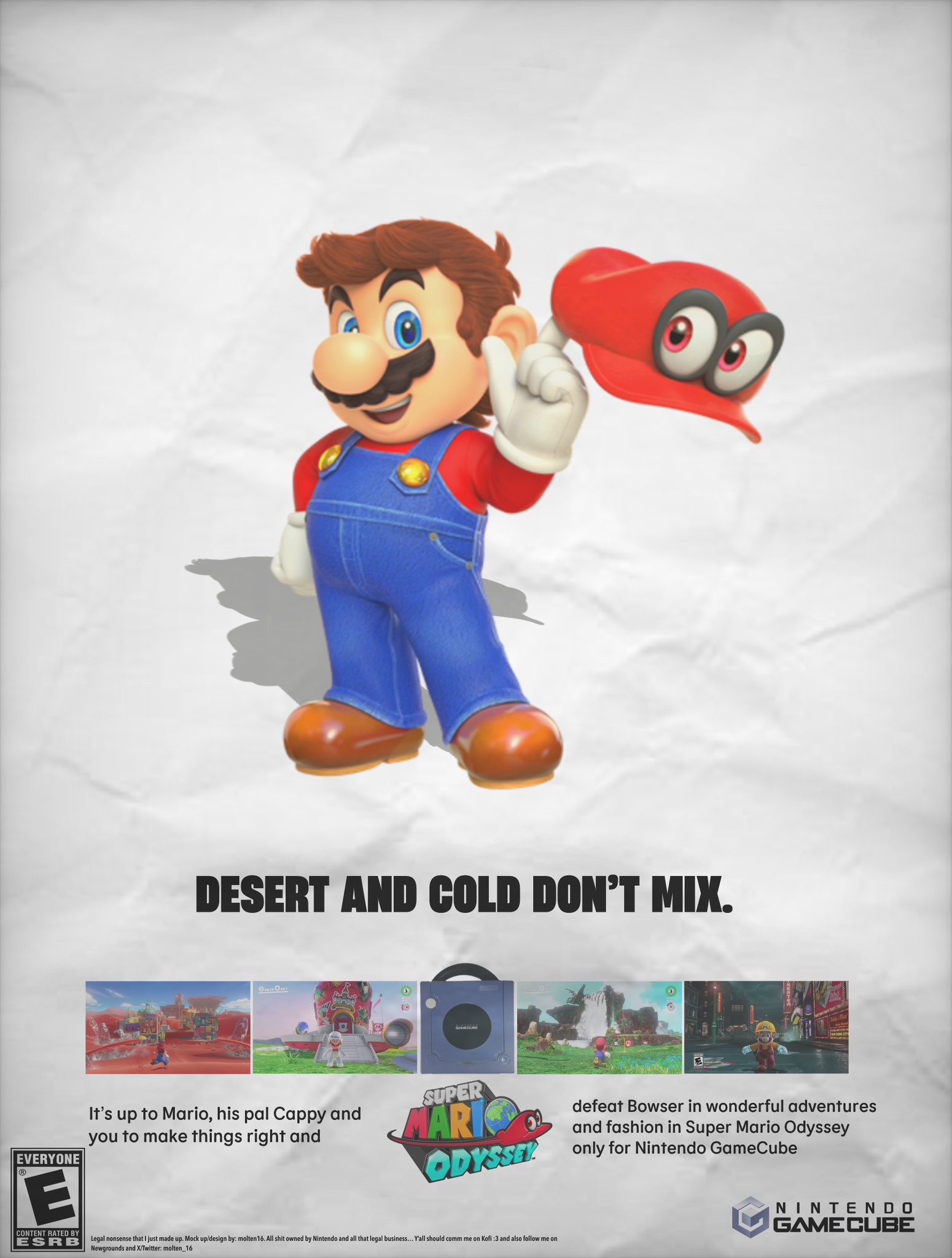 the bunwolf.lol C0MMS on hold on X If Nintendo still made those old 2000 s ad posters Mario Odyssey for the Gamecube Nintendo mario marioodyssey mariosunshine gamecube NintendoSwich https t c5OaTql...