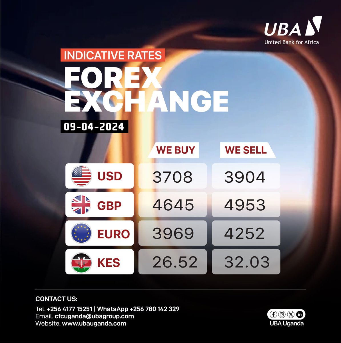 Looking to import ladies' handbags from the US? Here is how the US Dollar is trading today. Visit the nearby UBA branch to exchange. #UBAForex #ForexTrade #Forex