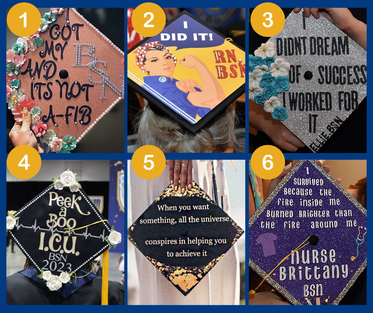 Brain break! Which #GradCap 🎓 is your fav?