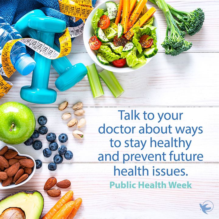 🌐 In honor of Public Health Week, let's promote, protect, and prioritize our health and the health of our community.💪🌱 Small changes can have a big impact! Let's exercise, eat healthy, and get regular checkups.#PublicHealthWeek. 🌍❤️#HealthForAll💖