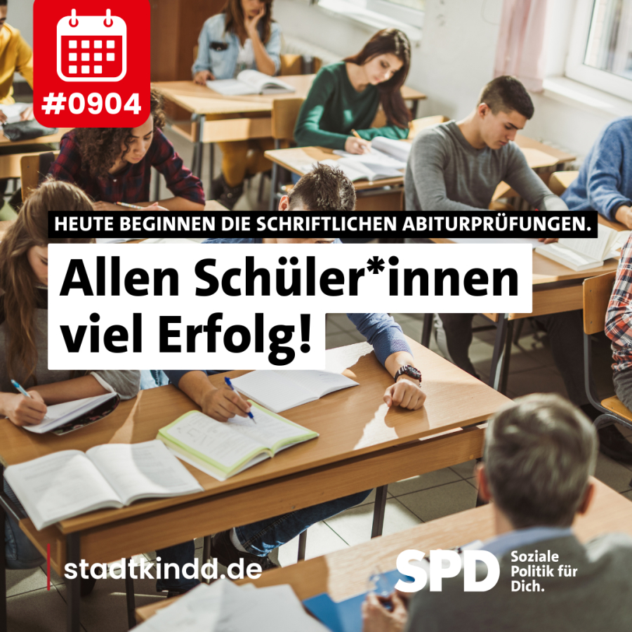 Heute beginnen in #Sachsen die schriftlichen Abiturprüfungen. Ich wünsche allen Schüler*innen maximale Erfolge! 

#weilesumsachsengeht