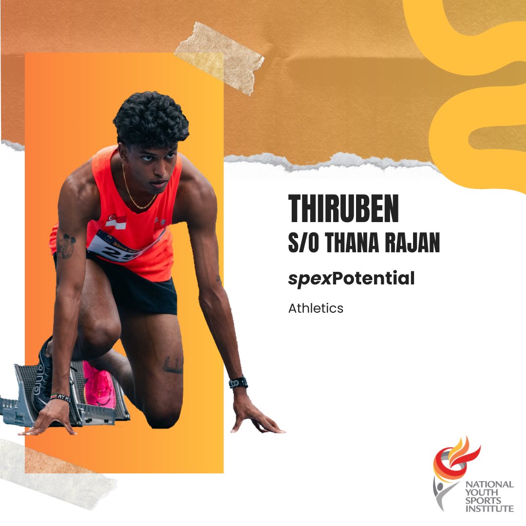NYSI_SG's tweet photo. On April 2nd, 2024, the inaugural spexScholarship and spexPotential ceremony took place at Singapore Sports School.
 
This is Thiruben s/o Thana Rajan, a recipient of the inaugural spexPotential award.
 
#spexPotential #nysi #PPM #performancepathways #Inspiration
#teamsingapore https://t.co/6URpyi6d4n