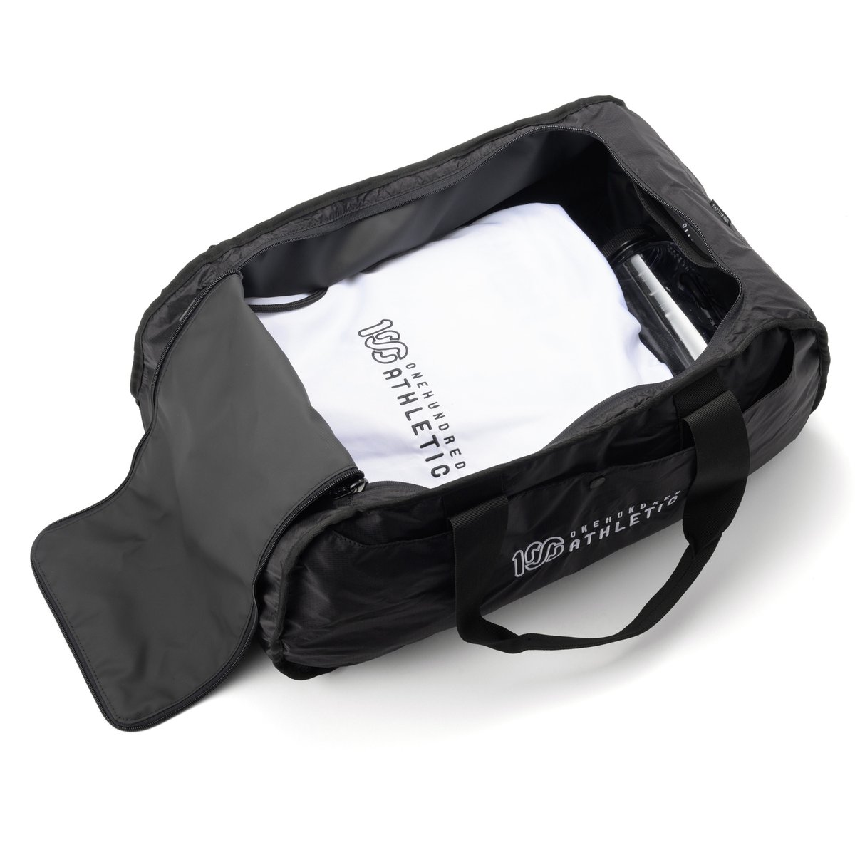 100 ATHLETIC ブラック リバーシブルリュック 100A REVERSIBLE BAG | 100A ONLINE STORE ボストンバッグとバック