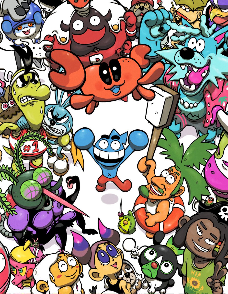 alexacedo's tweet image. 🎨 Hi buds! 🎨 Happy #PortfolioDay !! I'm Alex, an artist specialized in colorful Character Designs!!
よろしくお願いします!Encantado!