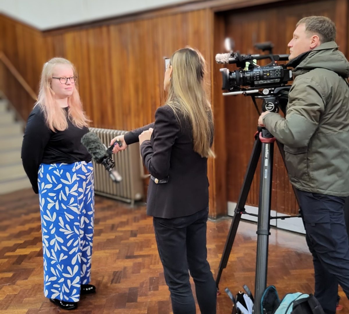 'I feel I've lost my voice in voting as a person with a disability because I can't access voting and we're not represented.' Hannah Molloy, autism consultant and spokesperson for #MyVoteMyVoice, speaks to BBC Northwest at #MyVoteMatters accessible hustings in Manchester.
