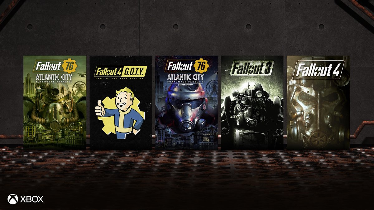 Fallout oyunlarındaki indirimi kaçırma! Senin favorin veya favorilerin hangisi? xbox.com/tr-tr/Search/R… #xbox #xboxtürkiye #bayramindirimi #fallout