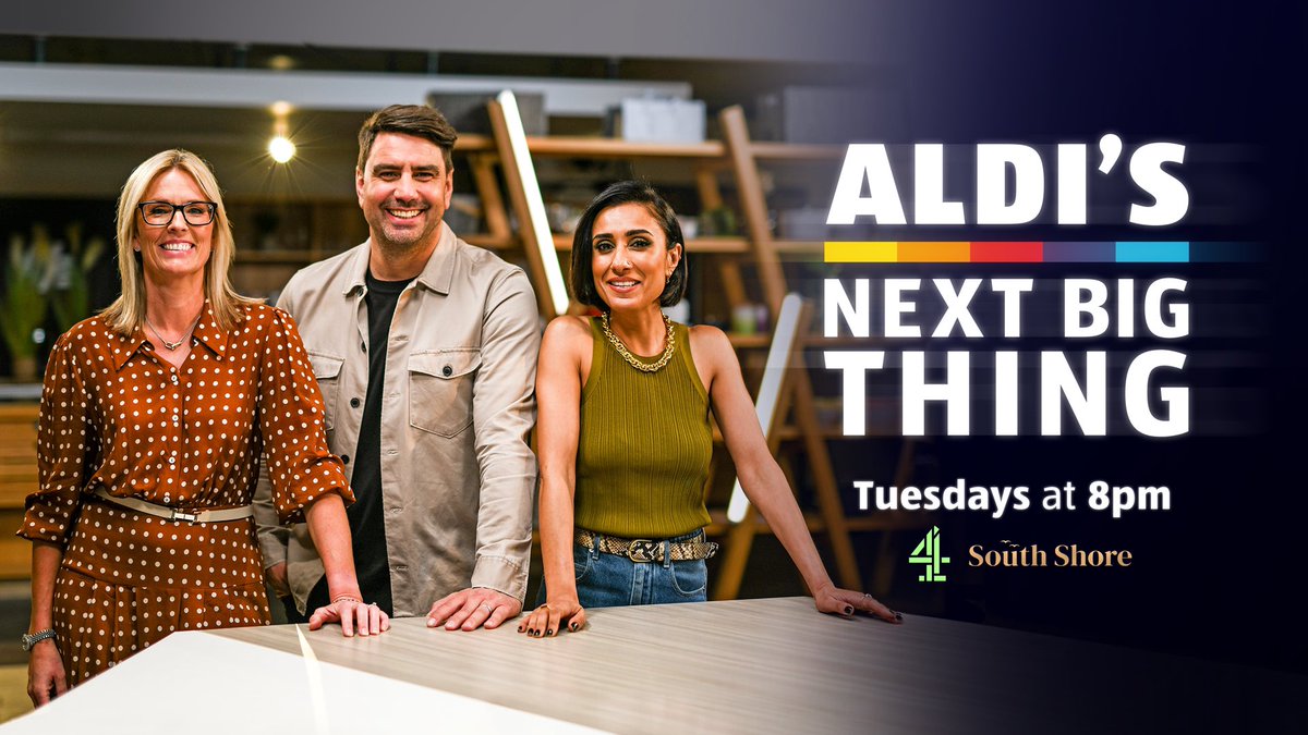 TONIGHT at 8pm on @Channel4 episode 2 of #Aldisnextbigthing is on your telly! It’s bakery week where you’ll see more hopefuls pitching their unique foods to @AldiUK Don’t forget to tune in!! 👀📺