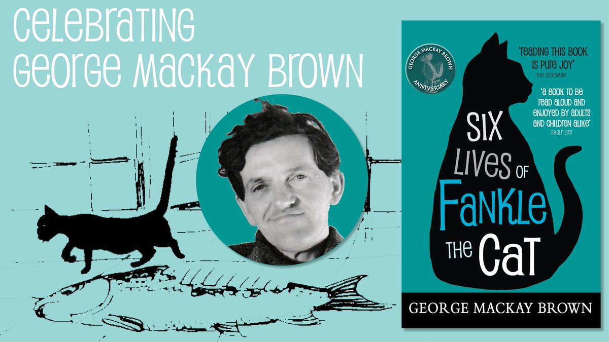 George Mackay Brown was a renowned Scottish writer who found inspiration from the culture, land and oral tradition of Orkney. In The Six Lives of Fankle the Cat, the clever feline shares stories of his past lives full of adventure, danger and fortune! bit.ly/3xpg9bE