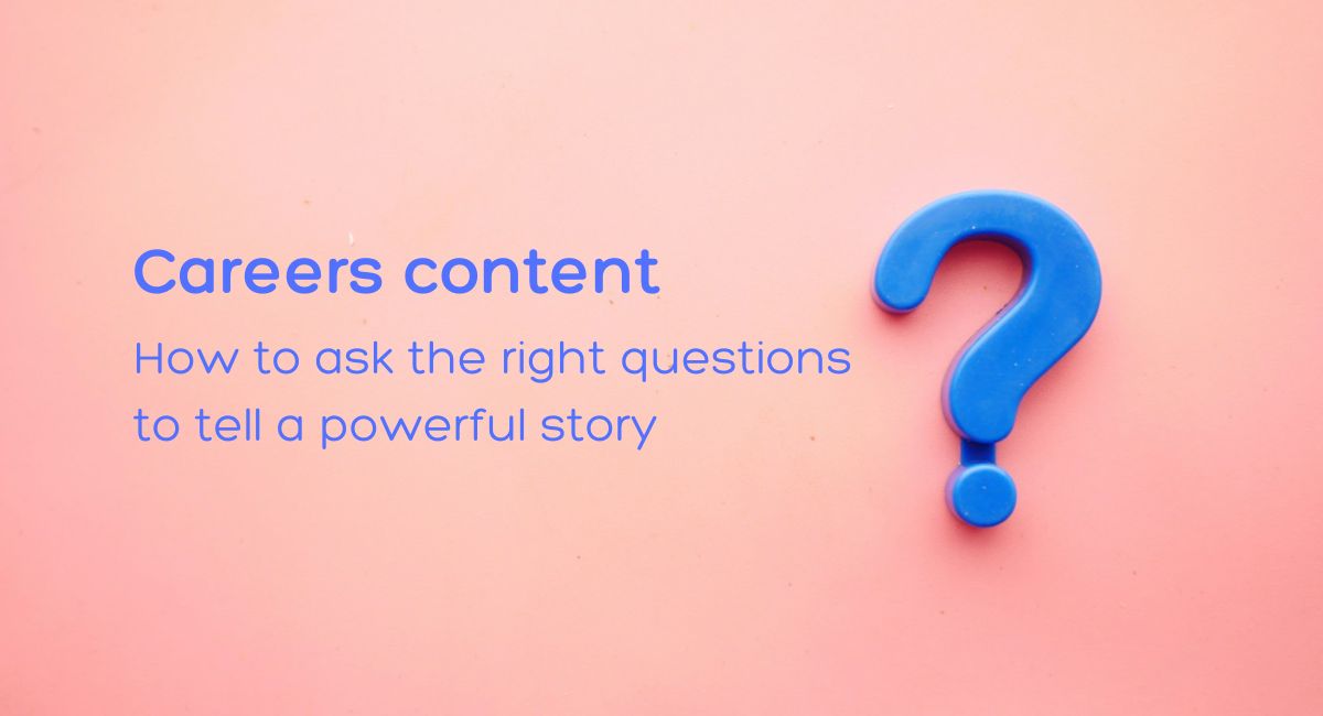 Asking the right open-ended questions is at the heart of creating good careers content. Here's how to help your people tell their unique career stories.

thatlittleagency.co.uk/blog-writing-h…

#recruitmentmarketing #careerscontent