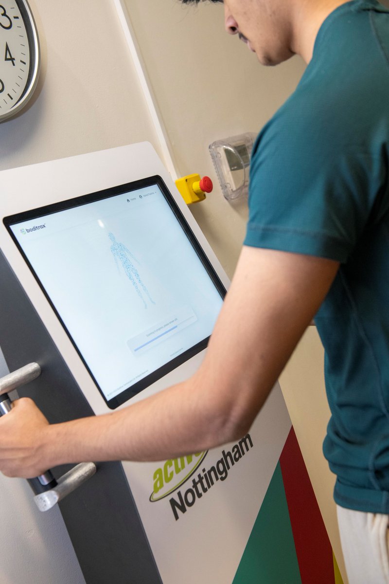 #Boditrax what is it?🤔 A body composition device that assesses 20 essential metrics concerning your body and overall health. The best bit, it only takes less than a minute to complete a scan⏲️Discover more activenottingham.com/boditrax/ or visit an Active Nottingham leisure centre 👍🏽