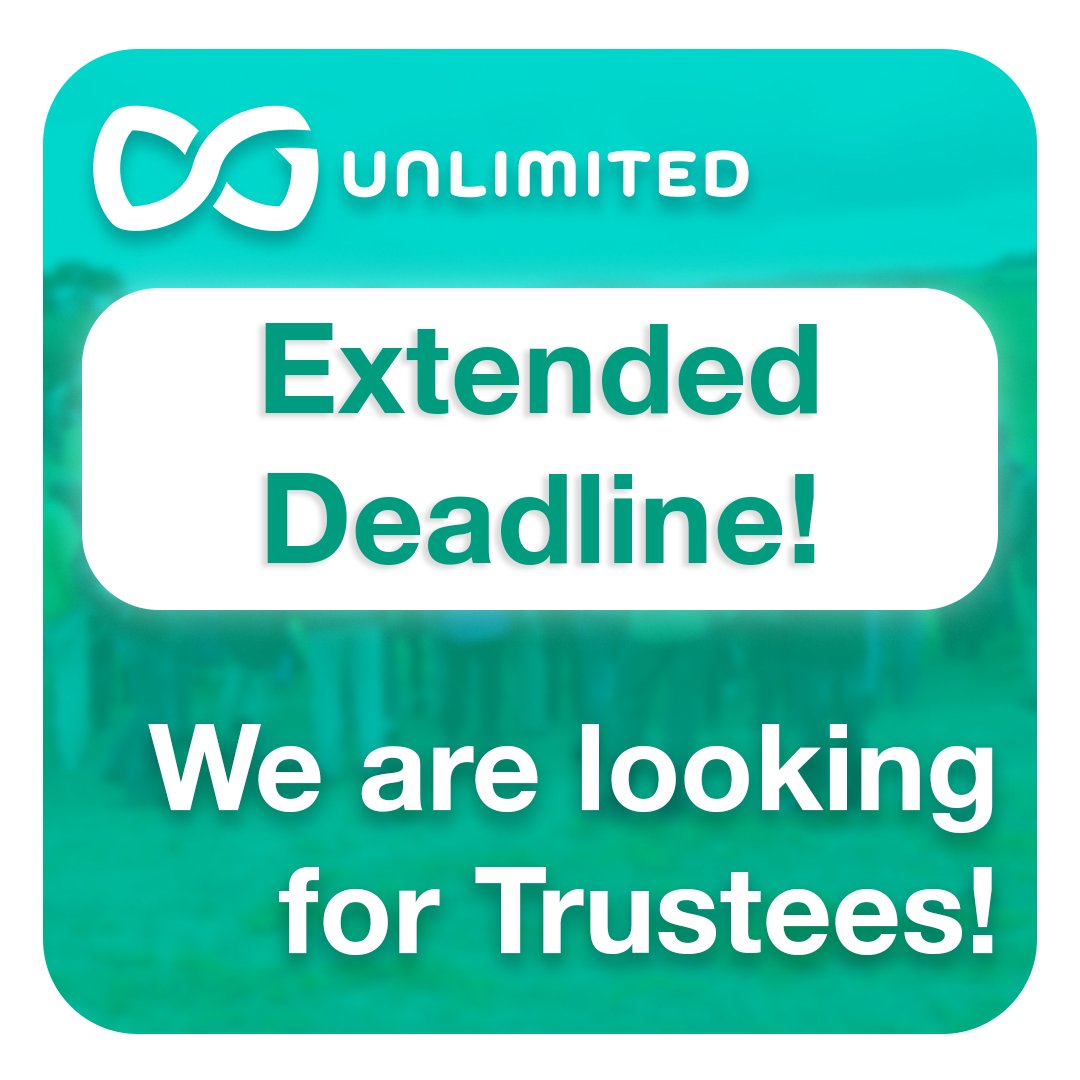 Join our board of Trustees! Upon the request of a few of our members, because many of us have been on holiday over Easter, we are extending the deadline by a few days to 10pm on the 11th April. More information here: dgunlimited.com/dgu-trustees.h…