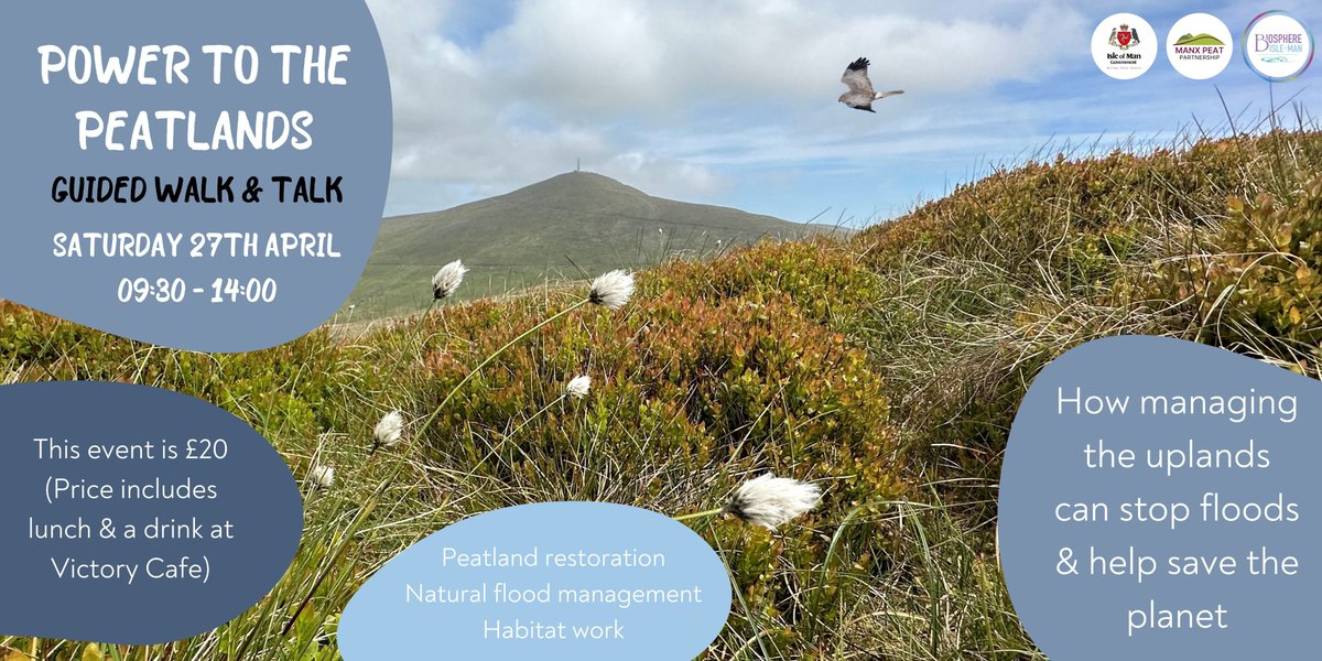 We still have 10 spaces available on our Power to the Peatlands event. Join the DEFA uplands team for an informative walk and talk about the importance of peatlands and how we can protect them together!🌱 Click here to book: eventbrite.com/e/power-to-the…