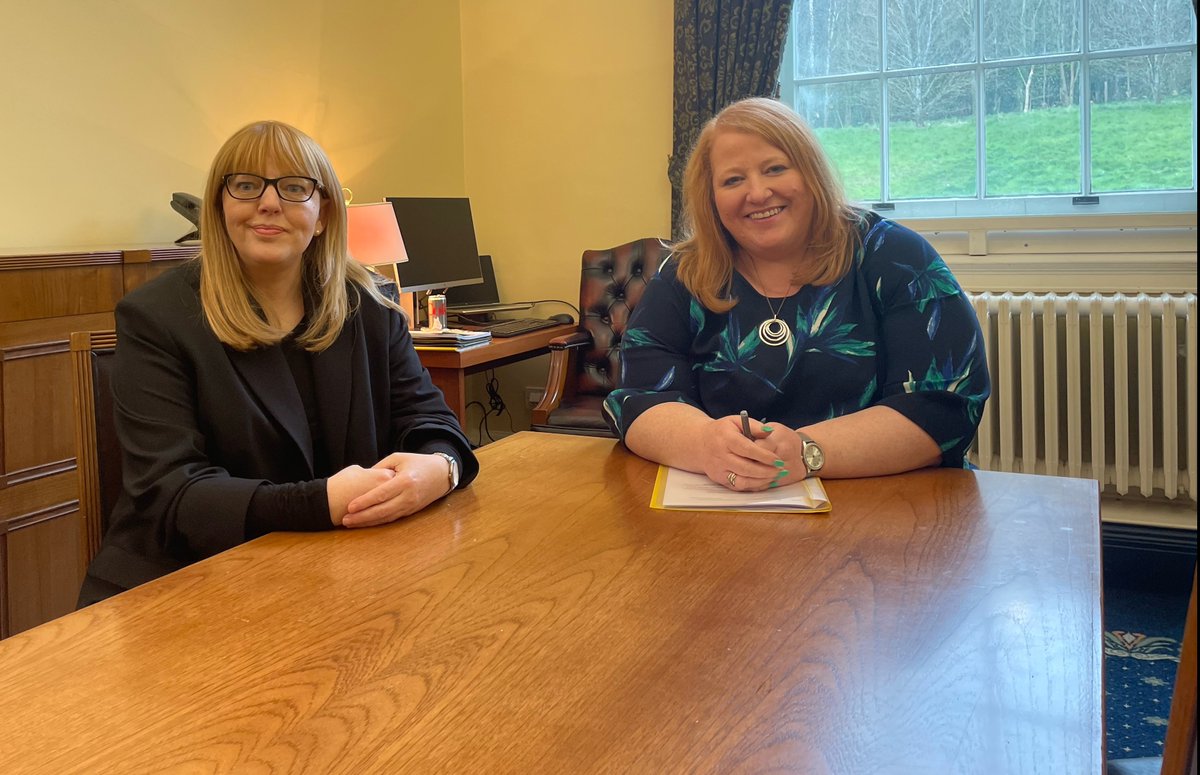 Naomi Long @Justice_NI Minister has welcomed the opportunity to meet with Alyson Kilpatrick @NIHRC for a wide ranging discussion on human rights issues.