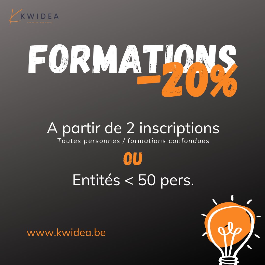 ⁉ Did you know ⁉
Vous bénéficiez de 20% de réduction sur nos formations #marchéspublics :
🅰 En cas d'inscriptions multiples 👉 à p. de 2 inscriptions, toutes personnes/formations confondues
OU
🅱 Si votre entité compte moins de 50 personnes
N'attendez plus, c'est par ici 👇
