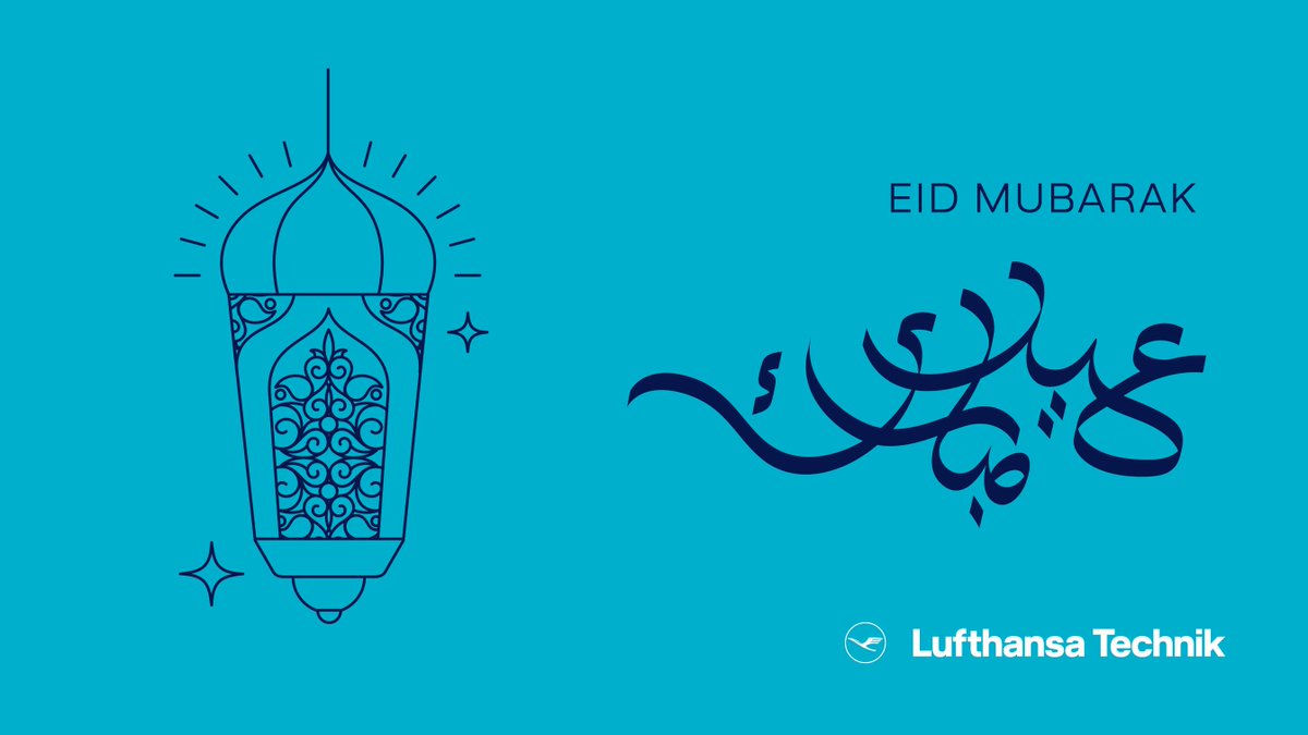 We wish you and your families a blessed Eid and peaceful hours together. #Eid2024 #keepyouflying #LufthansaTechnik نتمنى لكم ولعائلاتكم عيدًا مباركًا وساعات هادئة معًا.