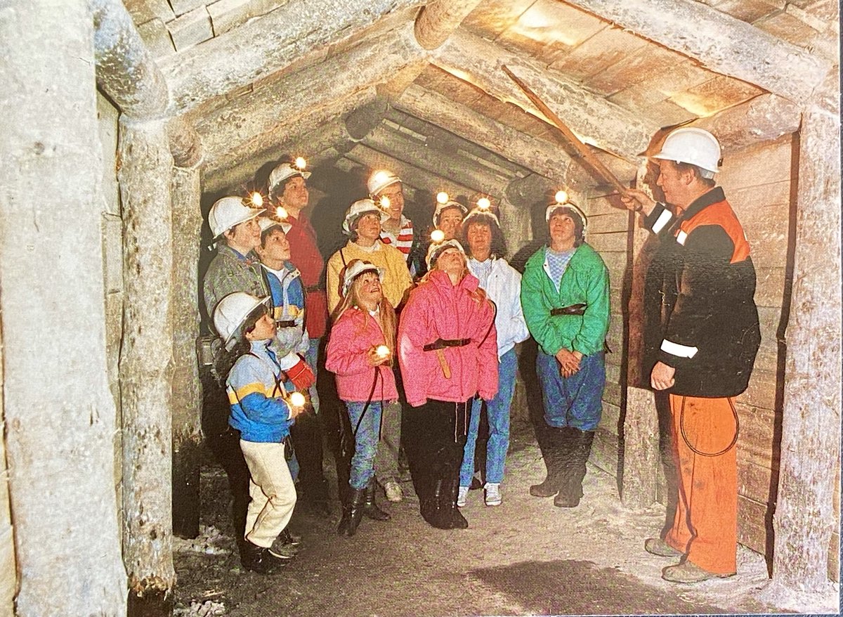 Brilliant former miners as guides ⁦@NCMME⁩. This image probably back in the Yorkshire Mining Museum era. Guess I was one of the first visitors🙄 ⁦@lynnfinlay1⁩ ⁦@Miners_Strike⁩ ⁦@SeargentNeal⁩ #miningheritage