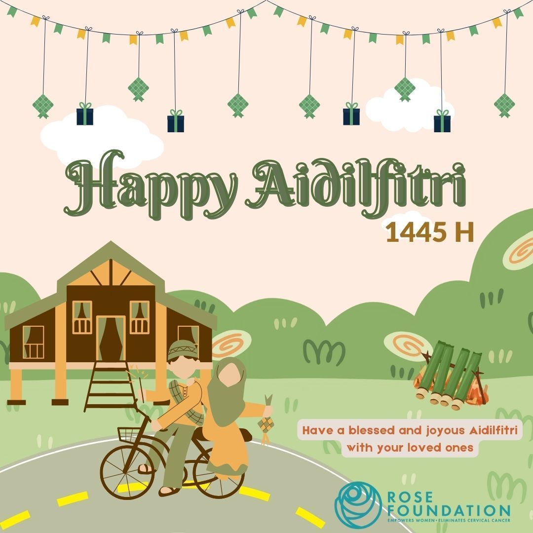 Eid is a time for joy, a time for togetherness, a time to remember and be grateful for all the blessings. Rose Foundation wishes you Happy Eid Mubarak 1445H! #ProgramROSE #SelamatHariRaya #Syawal1445H