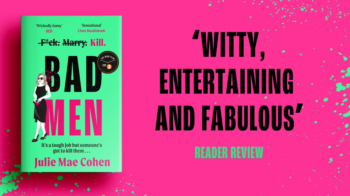 Delighted that BAD MEN has been shortlisted for the Jackie Collins Award for Romantic Thrillers! HELL YEAH BABY! Pre-order the paperback here: uk.bookshop.org/p/books/bad-me…