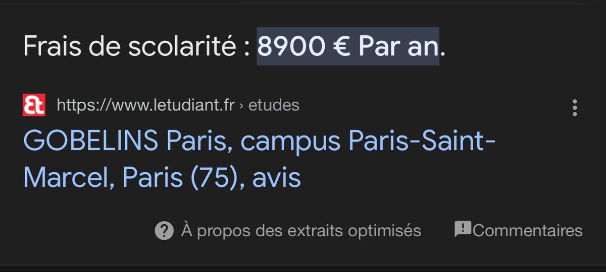 Tu payes 9000€ par an pour que l’école te chie dessus en mettant en avant des dessins degueu plutôt que tes travaux 👍 trop bien