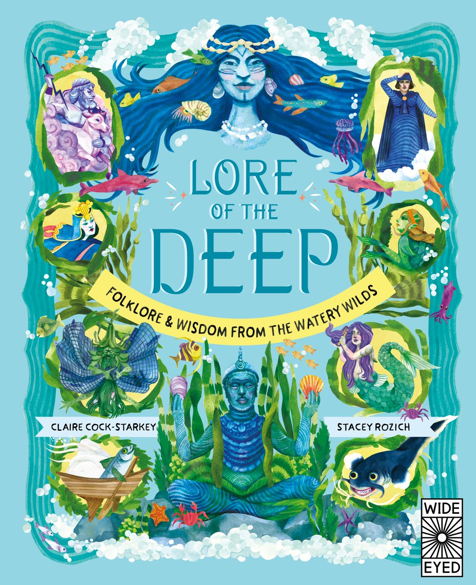 Very excited to share the cover for my next book Lore of the Deep! With incredible artwork by Stacey Rozich 😍 It's full of folklore, myths and legends about the seas and oceans - from pirate lore to ghost ships. Out in the UK and US in October 2024!