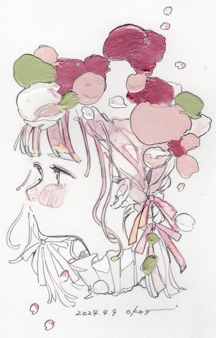 「赤面 ピンクのリボン」のTwitter画像/イラスト(新着)｜4ページ目