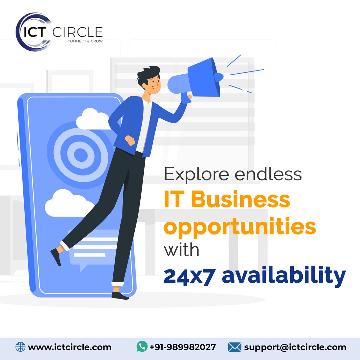 👉Experience limitless opportunities with our unstoppable B2B IT/ICT Platform! 🚀

👉Join our journey where your IT /ICT business is always active, and your dreams have endless possibilities.

Visit ictcircle.com to know more.