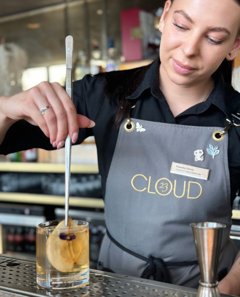 There's still time... Enjoy a delicious cocktail menu, designed and crafted by our World Class Great Britain Top 100 Bartender, Klaudia. Available @cloud23bar for a limited time. #HiltonManchester 🔗 cloud23bar.com