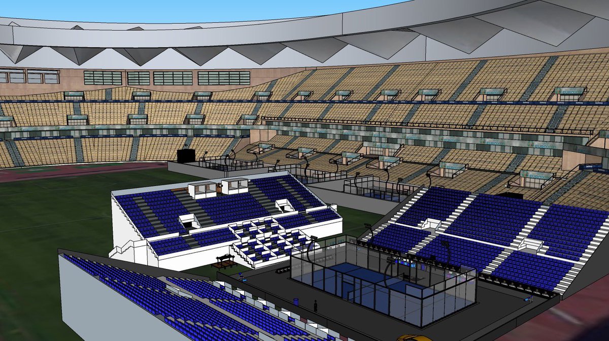 Ignacio F. Marcano Vázquez (@ignacio_marcano) on Twitter photo 🏟️👀 Así lucirá el Estadio de La Cartuja para el Premier Padel Andalucía Sevilla P2
🗓️🎾 Se jugará desde el 28 de abril hasta el 5 de mayo de 2024 🏟️👀 Así lucirá el Estadio de La Cartuja para el Premier Padel Andalucía Sevilla P2
🗓️🎾 Se jugará desde el 28 de abril hasta el 5 de mayo de 2024