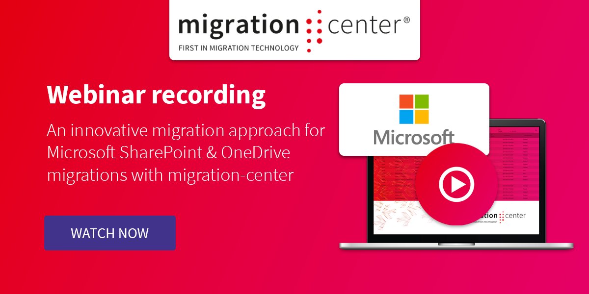 Elevate your #SharePoint & #OneDrive migrations with our latest #webinar recording! 🌐 Discover innovative strategies & expert insights for a seamless digital transformation. Watch now ➡️ eu1.hubs.ly/H08vcl_0
#migration-center #DigitalWorkspace #DigitalTransformation