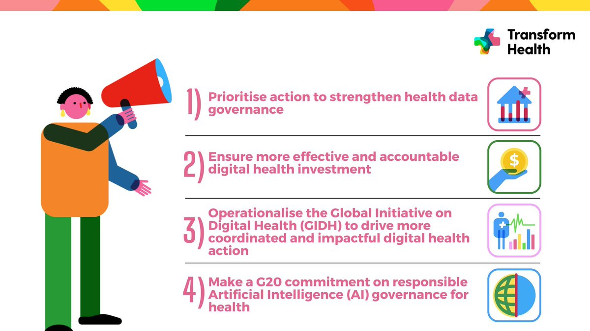 The 2nd @g20org's HWG meeting wrapped up yesterday! These meetings are critical to drive key health agendas forward. @trans4m_health would like to reiterate our key recommendations for the G20 leaders during the Brasil Presidency in 2024! Full statement: buff.ly/3ONiqTW