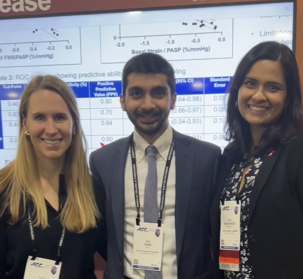 Congratulations to my wonderful @OslerResidency mentees @KateLangMD and @abhigami on their fantastic scientific debuts at @ACCinTouch The future of cardiology is incredibly bright ✨ #ACC2024