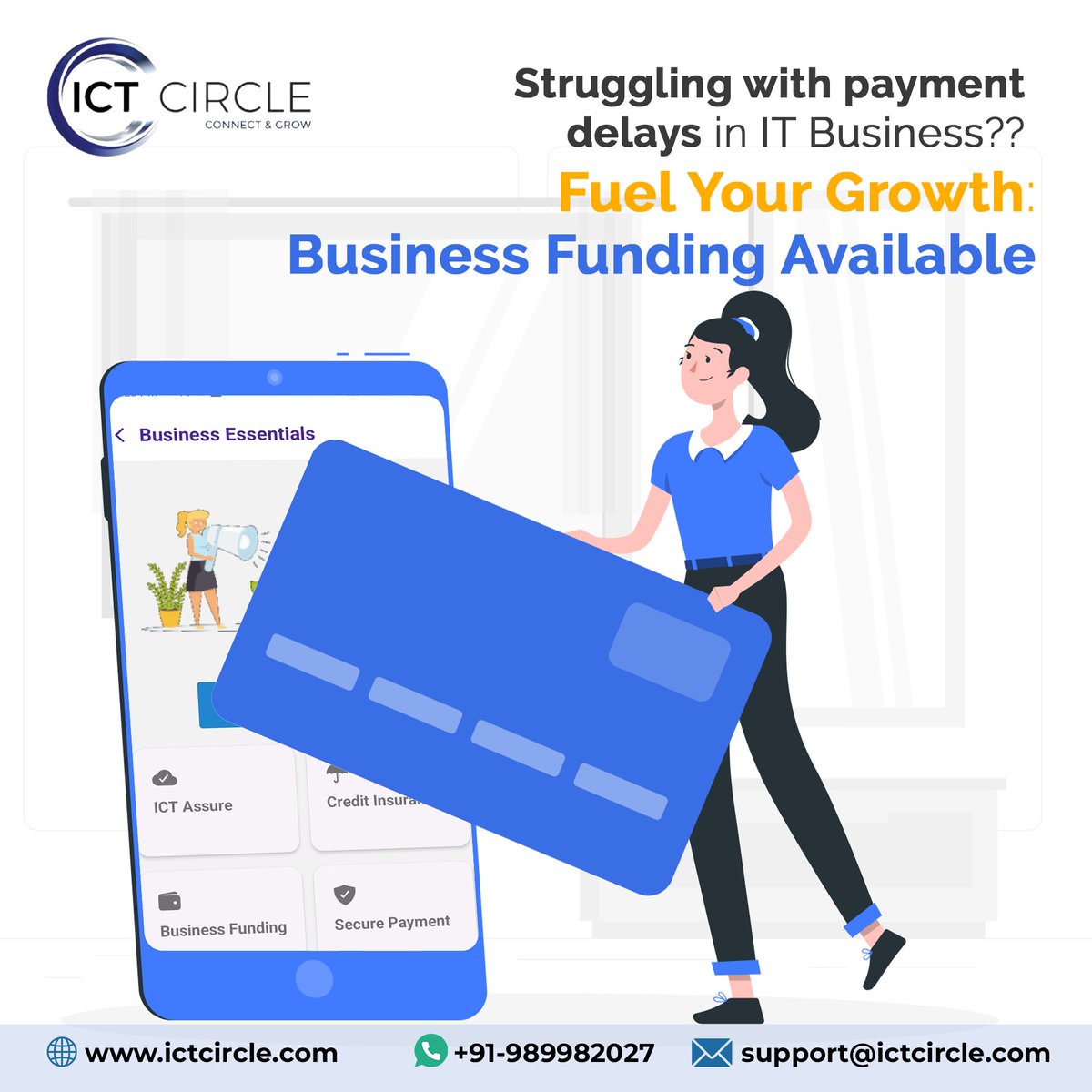 👉We've got your back! Take advantage of our trade finance options at ICT Circle to keep your business moving forward without any hiccups.

For more information visit: ictcircle.com