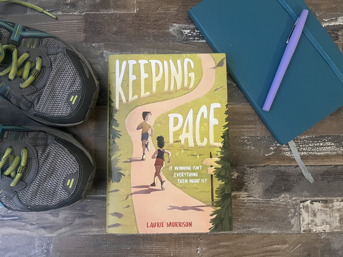 #KeepingPace is out today! I’m so proud of this #upperMG novel about distance running, friends-turned-rivals-turned-crushes, & the true meaning of success. I hope you check it out, and I hope you love Grace & Jonah as much as I do! 💚🏃‍♀️ abramsbooks.com/product/keepin…