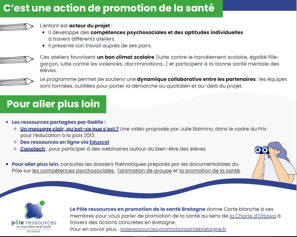 #PromotionSanté l 📽 Ce mois-ci, avec @PromoSanteBzh, carte blanche est donnée à Liberté couleurs et son dispositif 'Climat Solidaire', qui favorise un bon climat scolaire à travers l'expression de 'messages clairs' 👇 🤓 Toutes les cartes blanches sur urlz.fr/pxSm