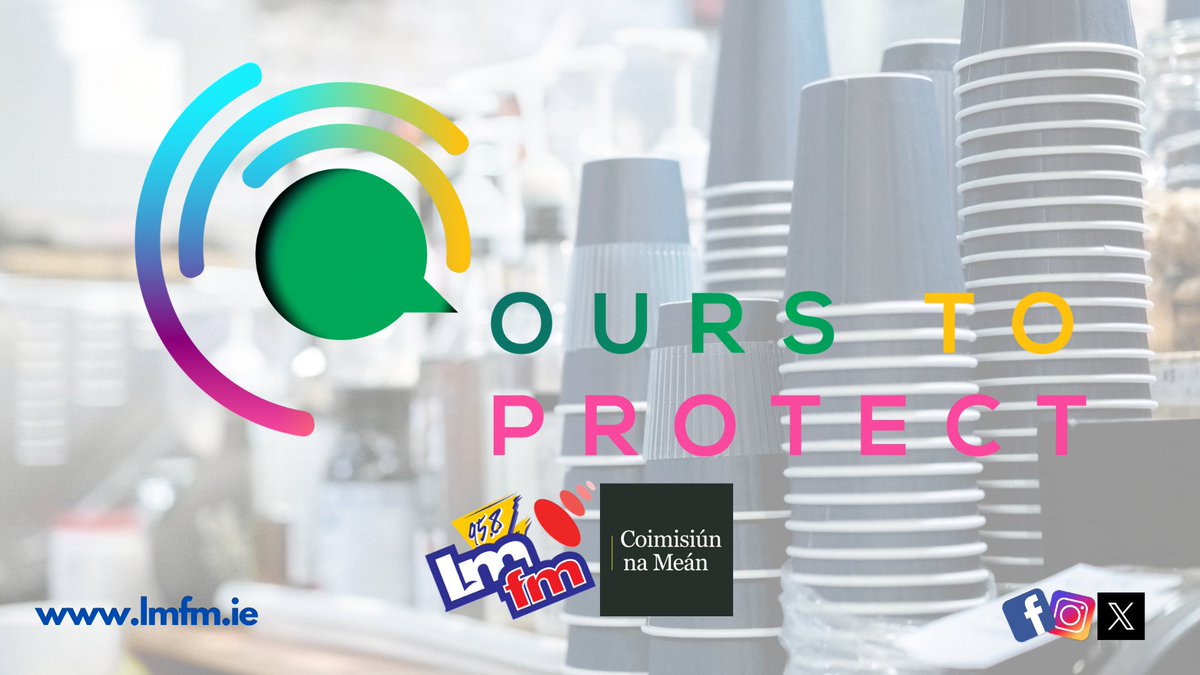 On this week's @OursProtect, we hear about @SickOfPlasticIE Trim and @trimtidytowns plan to halt the use of disposable coffee cups and the @IFAmedia defend farmer's response to #ClimateChange. Tune in after news at 1pm. @CNaM_ie @IBIreland #OursToProtect