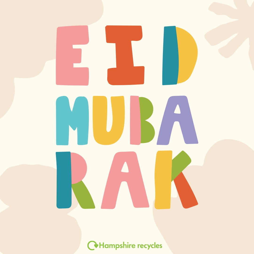 Happy Eid al-Fitr! If you're looking for ways to reduce your food waste this Eid check out this article for lots of handy hints and tips on how to make your Eid feast go further 👇 lovefoodhatewaste.com/blog/make-your… #Hampshirerecycles