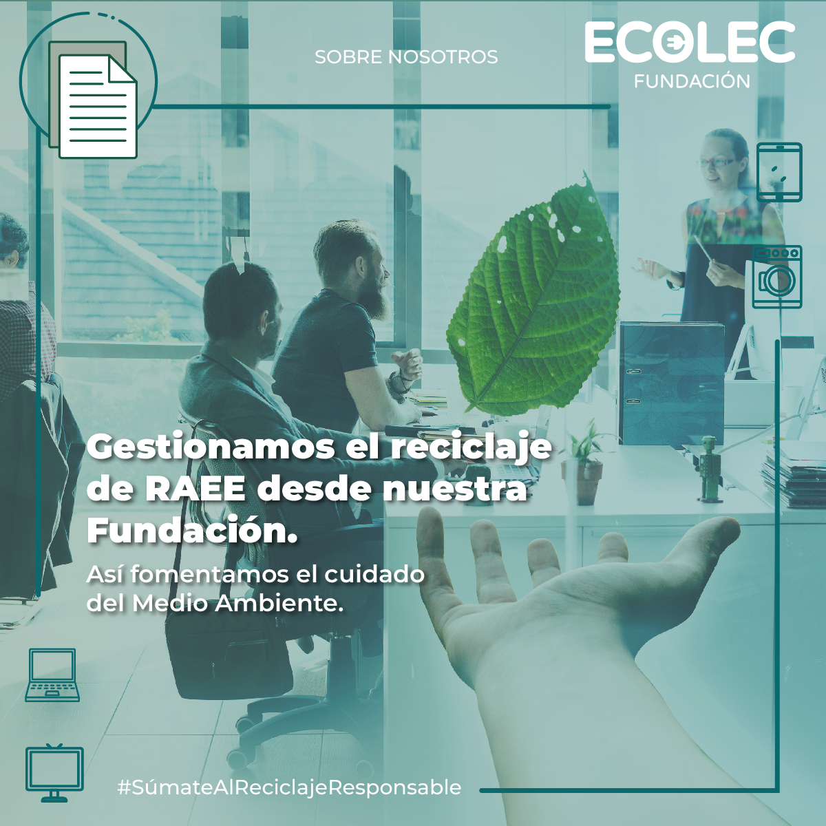 📌Desde 2004, en Fundación Ecolec, gestionamos el reciclado de #residuos de aparatos eléctricos y electrónicos (#RAEE) para fomentar el cuidado del #MedioAmbiente. Conoce más en: ecolec.es/memoria2021-20… #SúmateAlReciclajeResponsable