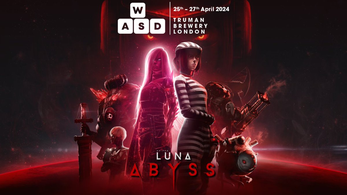 It's time for us to welcome you to the ABYSS! 🌑 Luna Abyss by @BonsaiGames is a single-player story-driven action-adventure with fluid platforming and bullet-hell combat⛓️👮 Unlock the secrets of the moon Luna and grab your ticket for WASD! There's only a few days left 👀