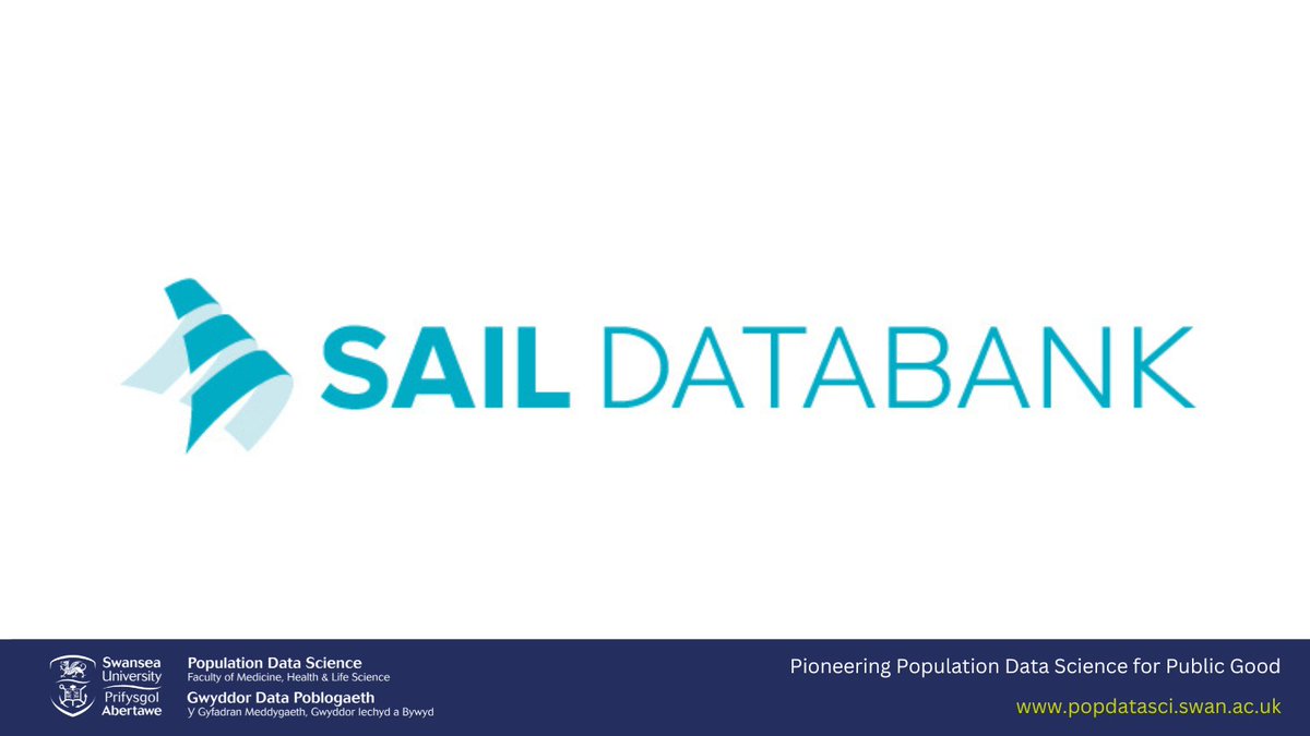 @PopDataSci_SU is home to @SAILDatabank. SAIL gives researchers secure remote access to anonymised data drawing upon billions of de-identified person-based population, health and social care data records 👉popdatasci.swan.ac.uk/centres-of-exc… @ResearchWales @SwanseaUni @SwanseaMedicine