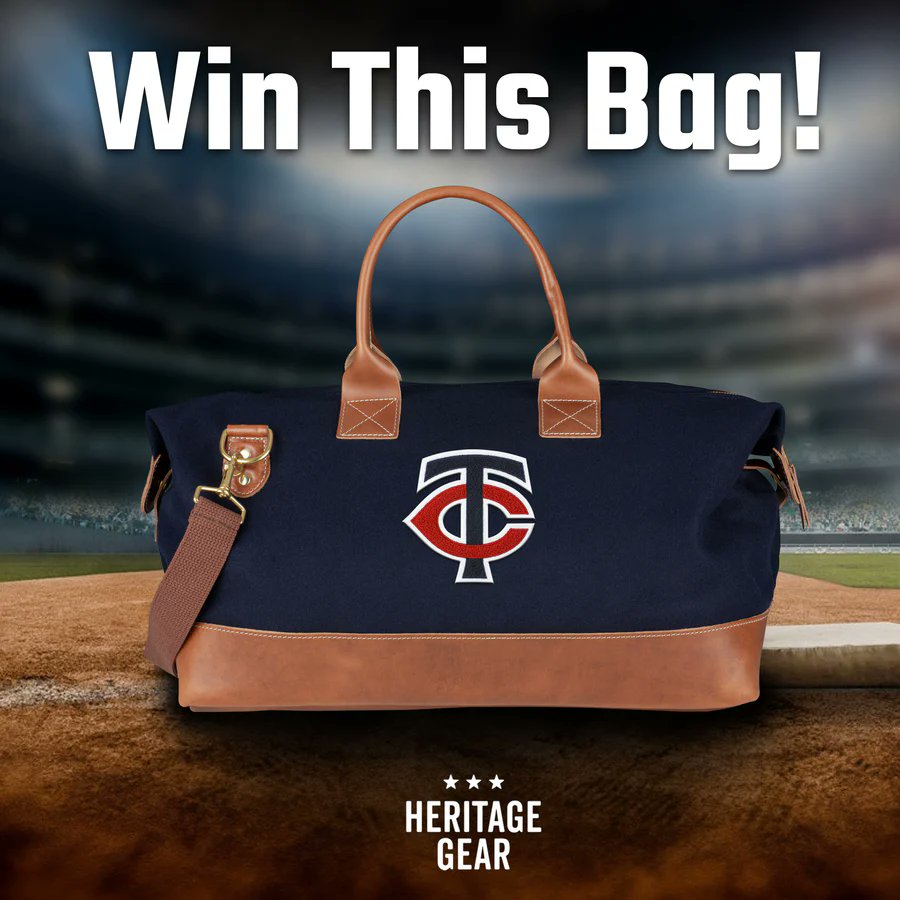 FREE Heritage Gear Weekender Bag 
Heritage Gear is releasing its MLB Line. If you're a Twins fan, sign up for your chance to be one of the first with these premium Weekender bags ABSOLUTELY FREE. It's a $595 value. April 16th deadline! heritagegear.com/pages/minnesot…