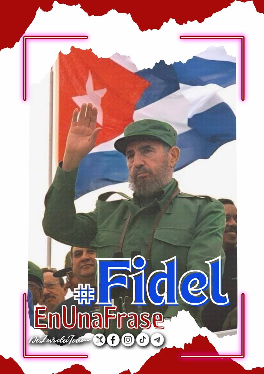 @MinfarC #FidelPorSiempre no sé equivocó nunca, sus palabras tienen total vigencia para #JuntarYVencer. @LogVanguardia  
@Ucimed_Cuba m