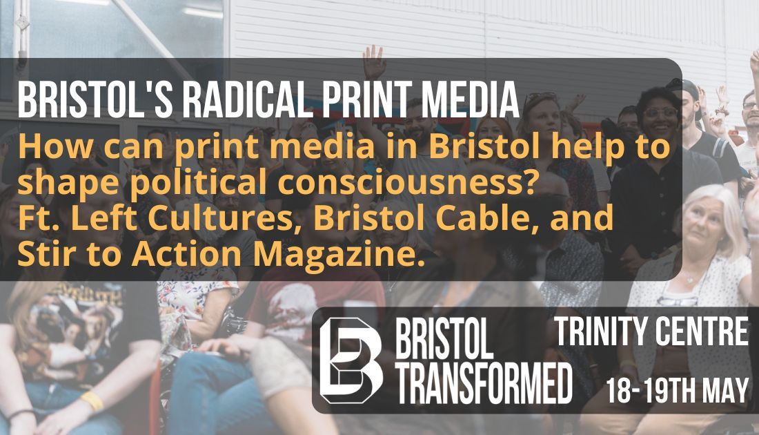 💡 Bristol's Radical & Socialist Print Media - with @leftcultures, @TheBristolCable & @StirToAction Discussing how print media can educate, nurture local creative talent, and encourage political engagement. 🎟️ Sound good? Get tickets at: hdfst.uk/e104709