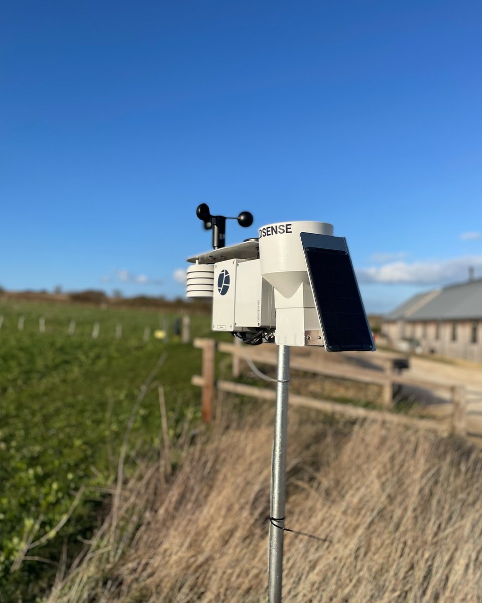 Introducing our new weather station that helps us accurately measure the weather on the farm, not that we need any reminder about the rainfall so far this year! 🌧️ Thank you @molevalley and Cordulus for the weather station. #Farming #RegenerativeAgriculture #Weatherstation