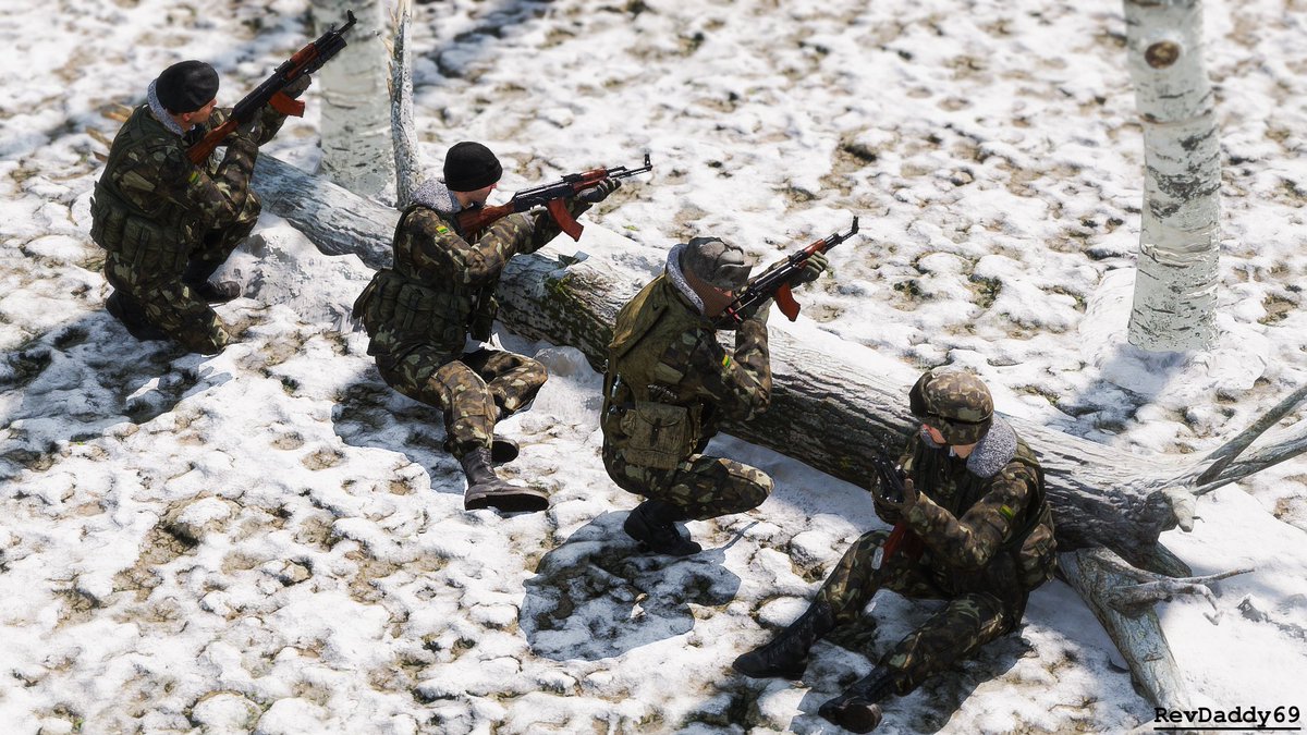 'Winter Heat'

Chernarussian National Guard being engaged in a small border skirmish.

#Arma3 #Arma3Photography #ArmaPlatform