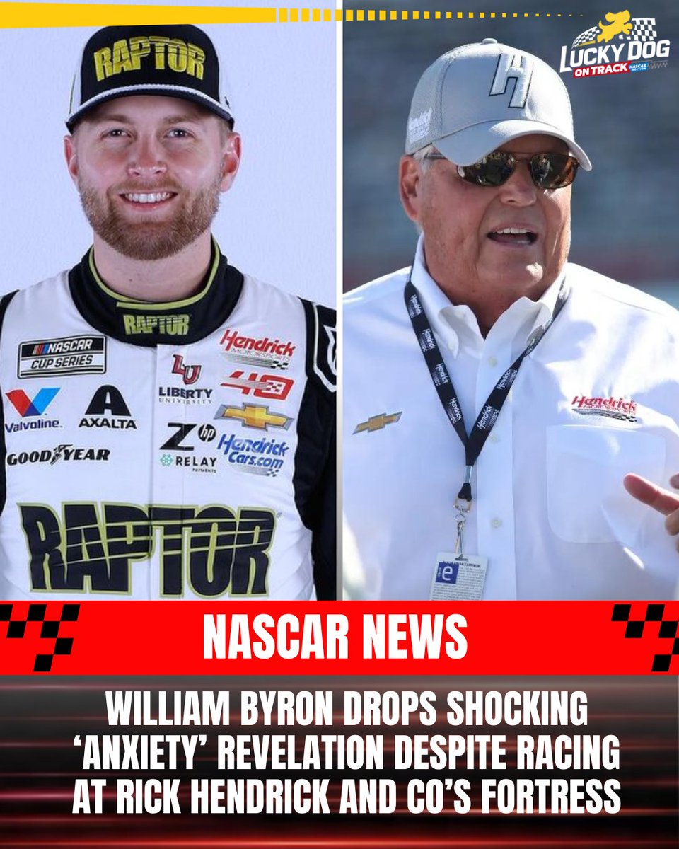 Byron reveals anxiety at Martinsville. Full Story Here: bit.ly/3U9uimf

#NASCAR #NASCARRacing #NASCARNews #NascarCupSeries #MartinsvilleSpeedway
#WilliamByron