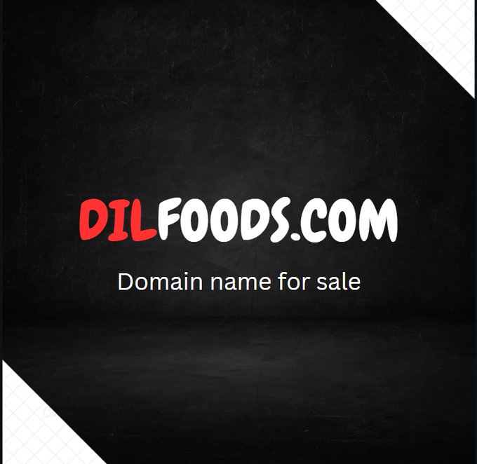 Domain Name for Sale DilFoods.com #DilFoods #food #foodie #instafood #foods #yummy #foodblogger #foodlover #delicious #sweet #love #delicious #india #startup #healthyfood #homemade #dinner #foodgasm #tasty #photooftheday #foodies #restaurant #cooking #healthy #chef